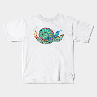 Hummingbird Snail Kids T-Shirt